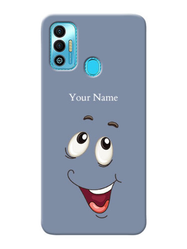 Custom Spark 7T Phone Back Covers: Laughing Cartoon Face Design