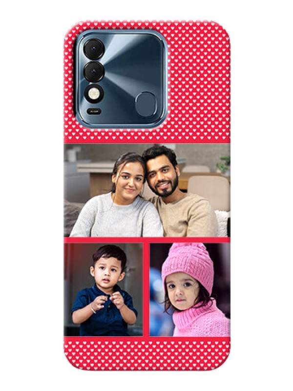 Custom Tecno Spark 8 mobile back covers online: Bulk Pic Upload Design