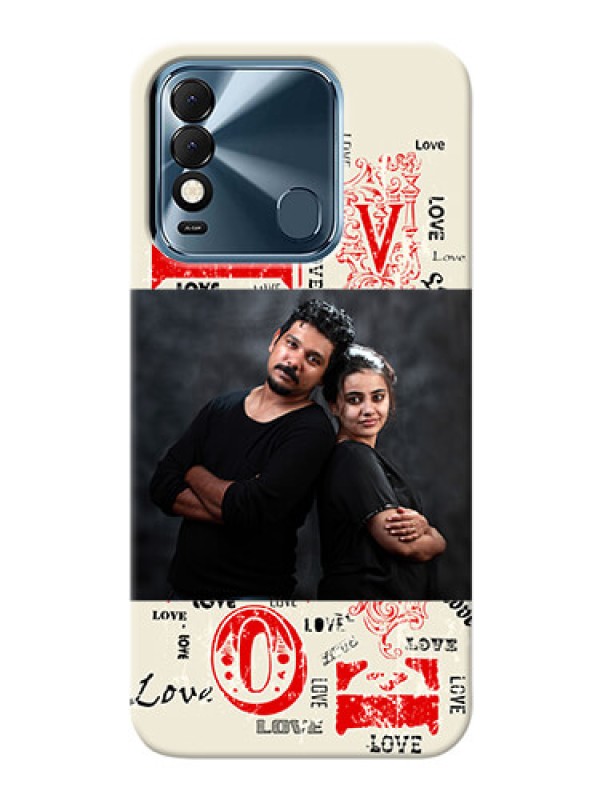 Custom Tecno Spark 8 mobile cases online: Trendy Love Design Case