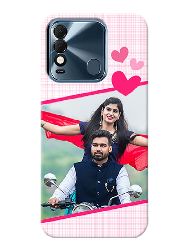 Custom Tecno Spark 8 Personalised Phone Cases: Love Shape Heart Design