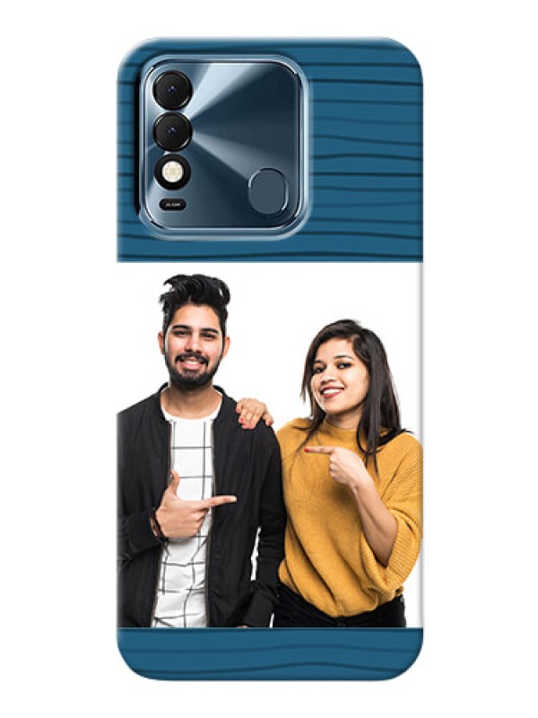 Custom Tecno Spark 8 Custom Phone Cases: Blue Pattern Cover Design