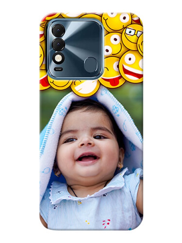 Custom Tecno Spark 8 Custom Phone Cases with Smiley Emoji Design