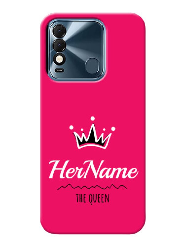 Custom Tecno Spark 8 Queen Phone Case with Name