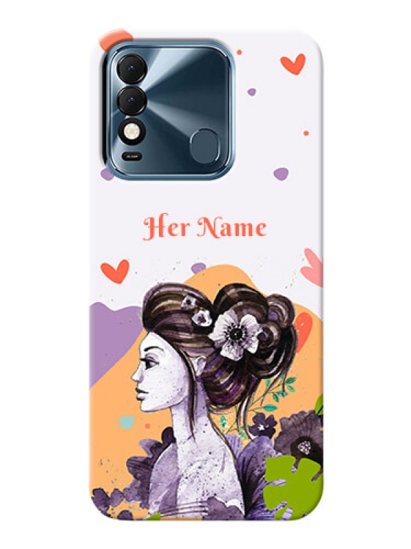 Custom Spark 8 Custom Mobile Case with Woman And Nature Design