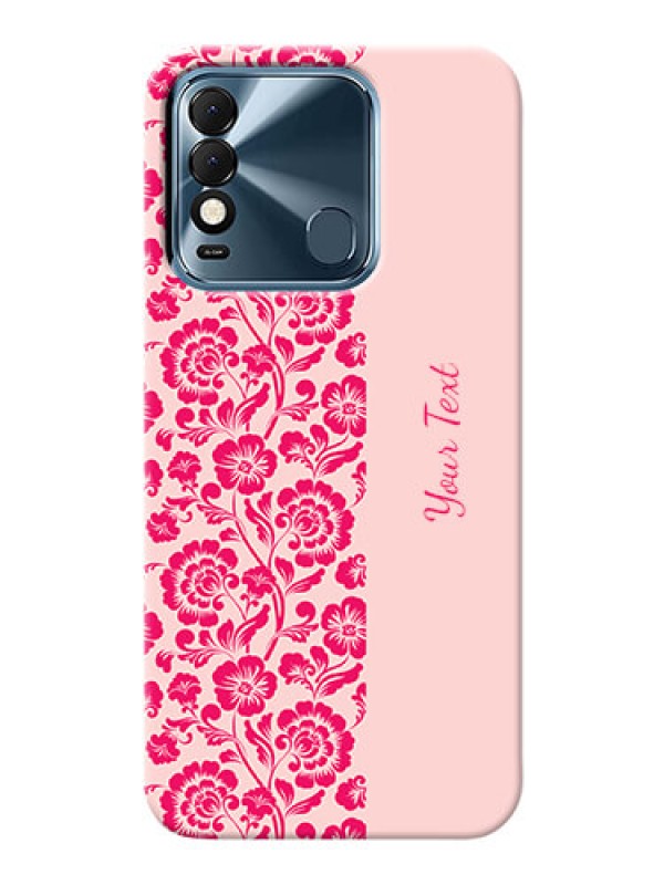 Custom Spark 8 Phone Back Covers: Attractive Floral Pattern Design