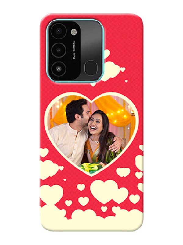 Custom Tecno Spark 8C Phone Cases: Love Symbols Phone Cover Design