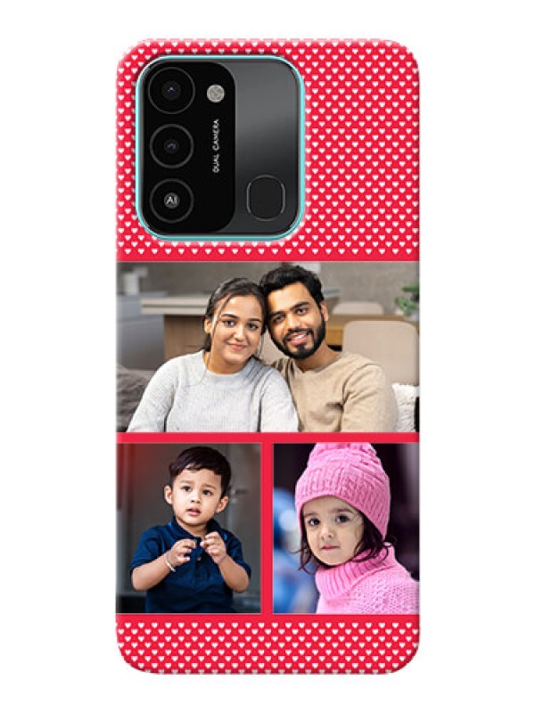Custom Tecno Spark 8C mobile back covers online: Bulk Pic Upload Design