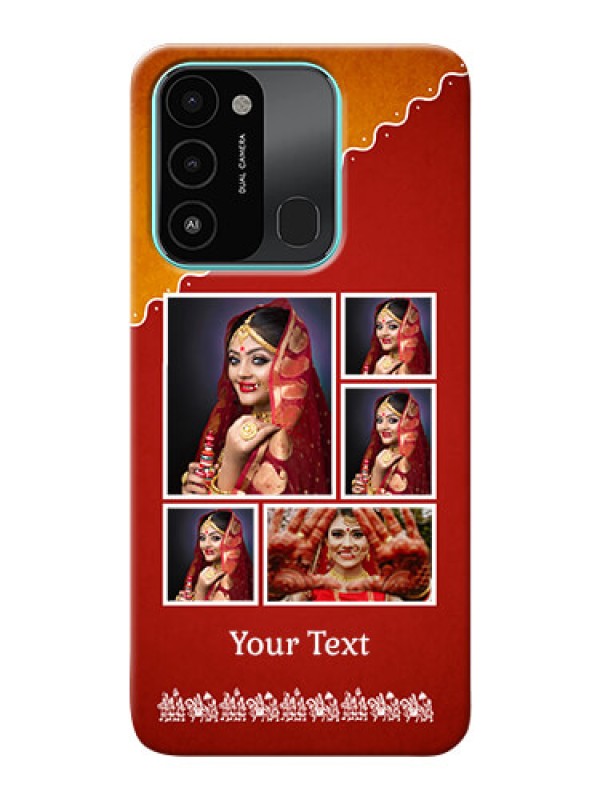 Custom Tecno Spark 8C customized phone cases: Wedding Pic Upload Design