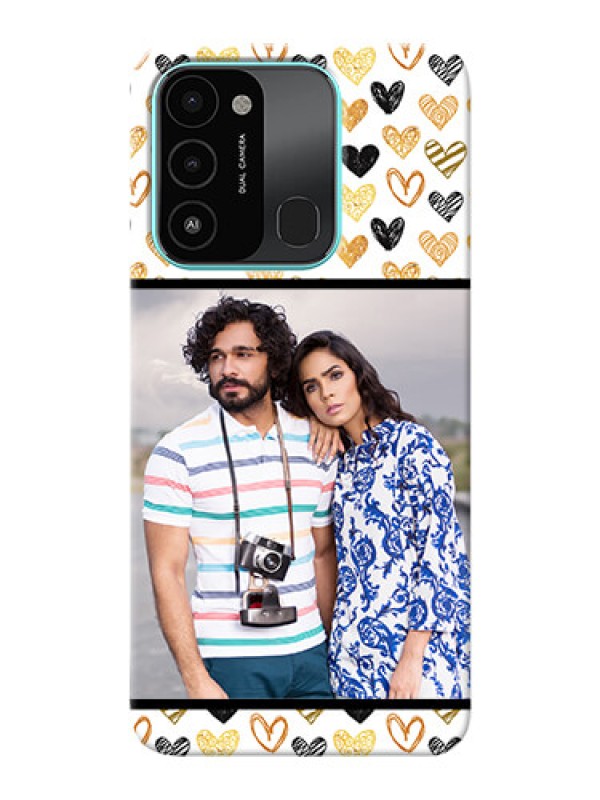 Custom Tecno Spark 8C Personalized Mobile Cases: Love Symbol Design