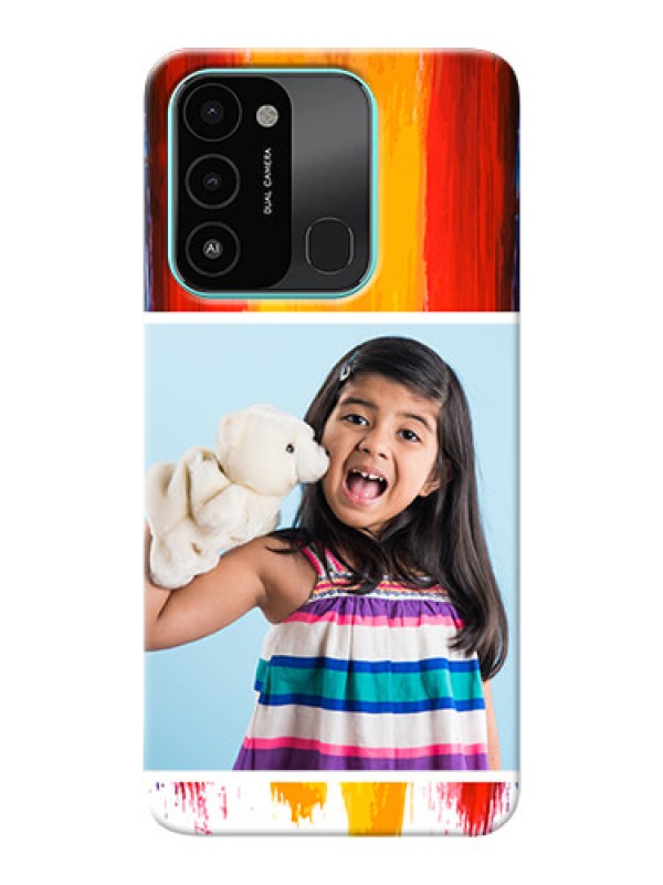 Custom Tecno Spark 8C custom phone covers: Multi Color Design