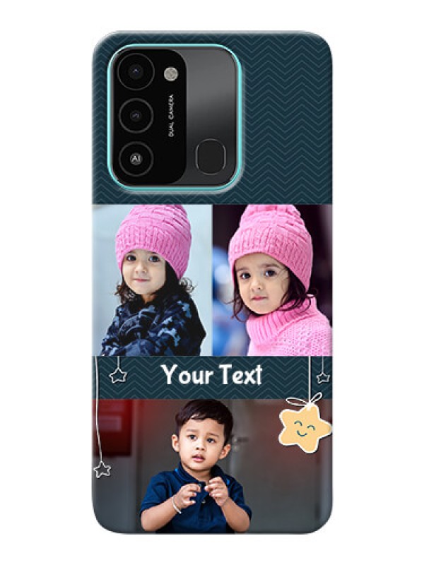 Custom Tecno Spark 8C Mobile Back Covers Online: Hanging Stars Design