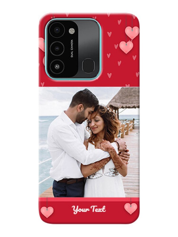 Custom Tecno Spark 8C Mobile Back Covers: Valentines Day Design