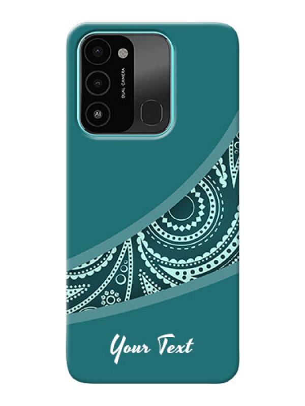 Custom Spark 8C Custom Phone Covers: semi visible floral Design