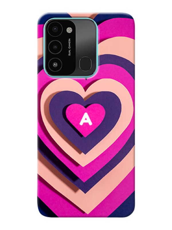 Custom Spark 8C Custom Mobile Case with Cute Heart Pattern Design