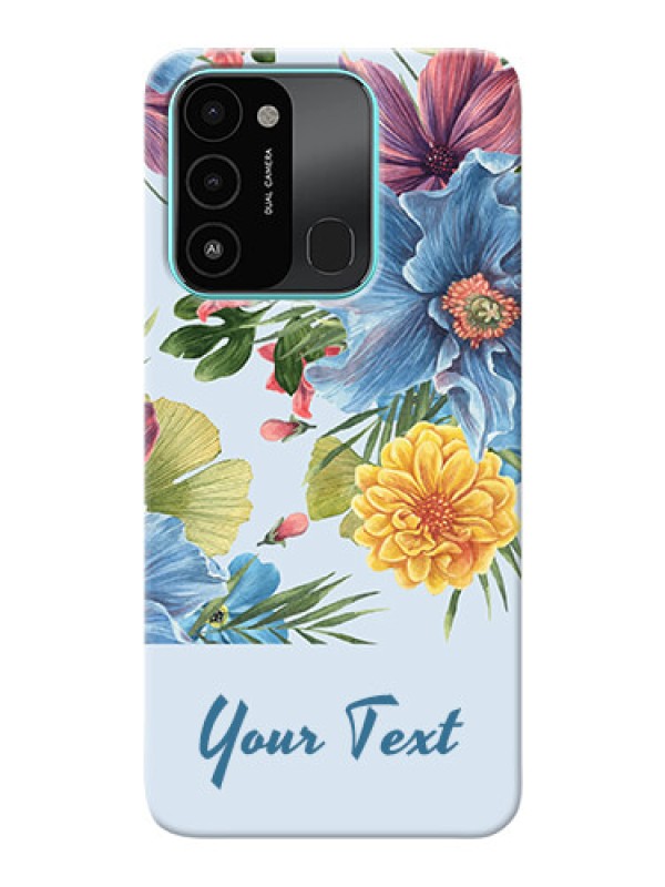 Custom Spark 8C Custom Phone Cases: Stunning Watercolored Flowers Painting Design