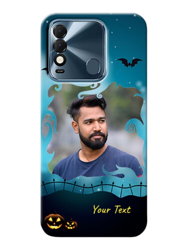 Custom Tecno Spark 8T Personalised Phone Cases: Halloween frame design