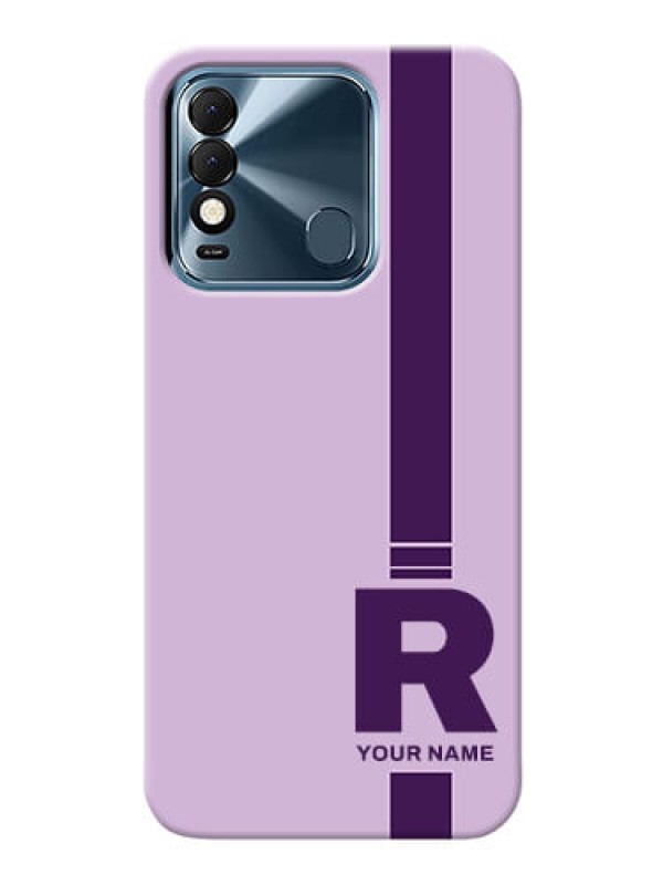 Custom Spark 8T Custom Phone Covers: Simple dual tone stripe with name Design