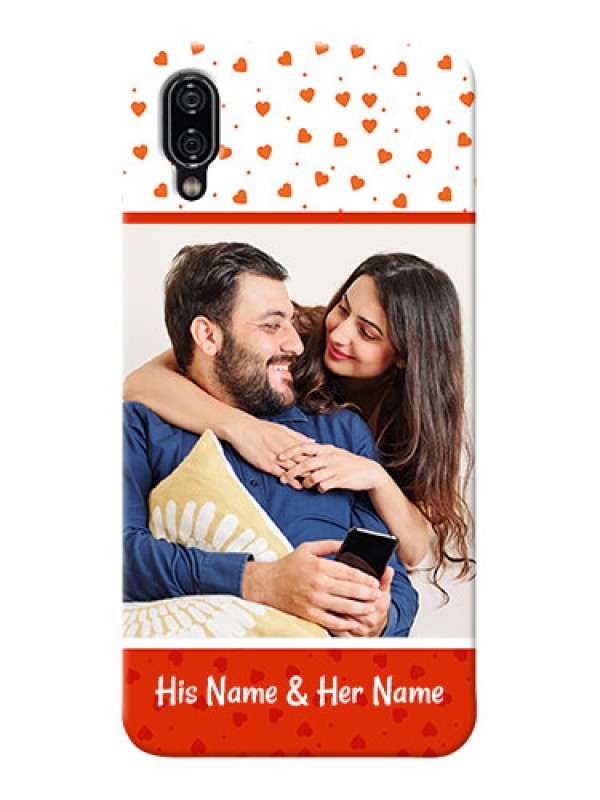 Custom Vivo Nex Phone Back Covers: Orange Love Symbol Design