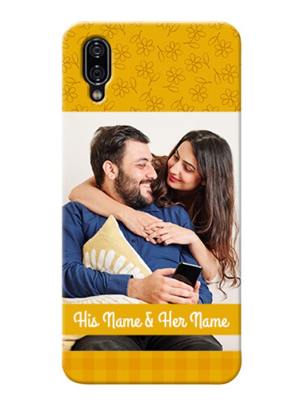 Custom Vivo Nex mobile phone covers: Yellow Floral Design