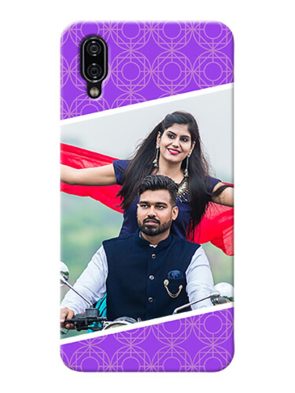Custom Vivo Nex mobile back covers online: violet Pattern Design
