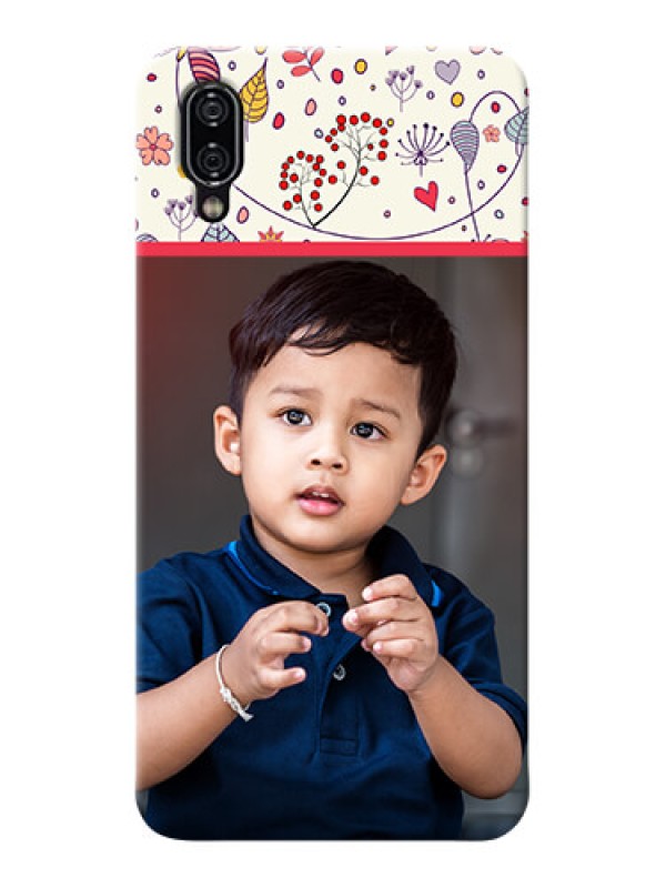 Custom Vivo Nex phone back covers: Premium Floral Design