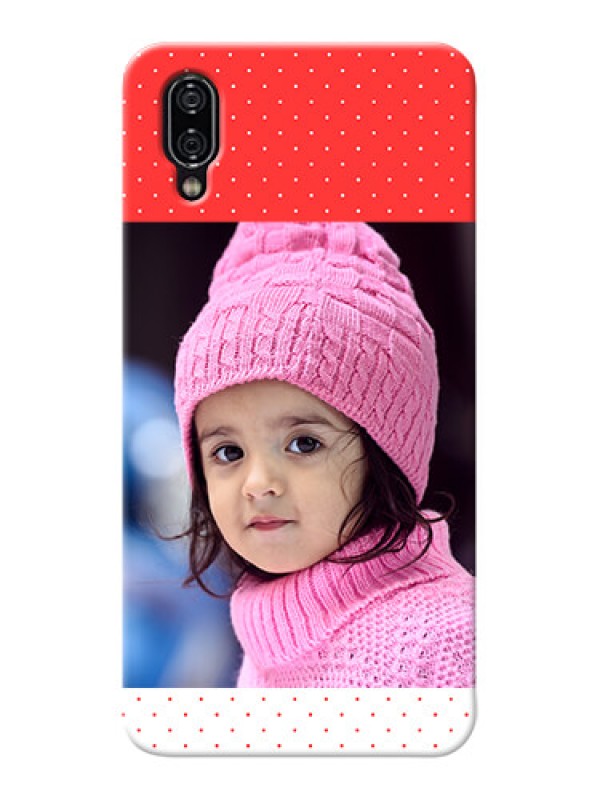Custom Vivo Nex personalised phone covers: Red Pattern Design