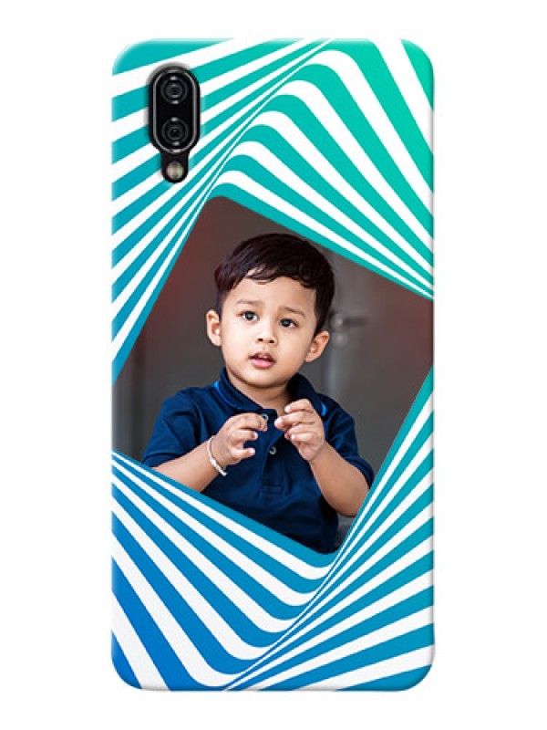 Custom Vivo Nex Personalised Mobile Covers: Abstract Spiral Design