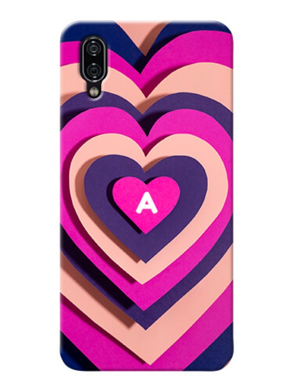 Custom Vivo Nex Custom Mobile Case with Cute Heart Pattern Design