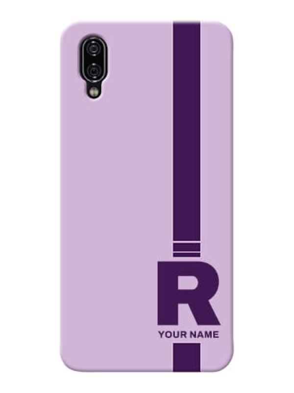 Custom Vivo Nex Custom Phone Covers: Simple dual tone stripe with name Design