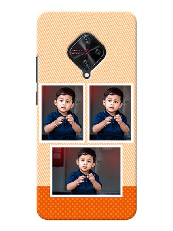 Custom Vivo S1 Pro Mobile Back Covers: Bulk Photos Upload Design