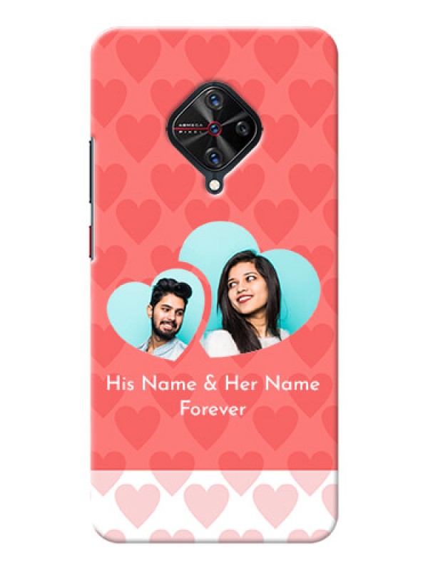 Custom Vivo S1 Pro personalized phone covers: Couple Pic Upload Design