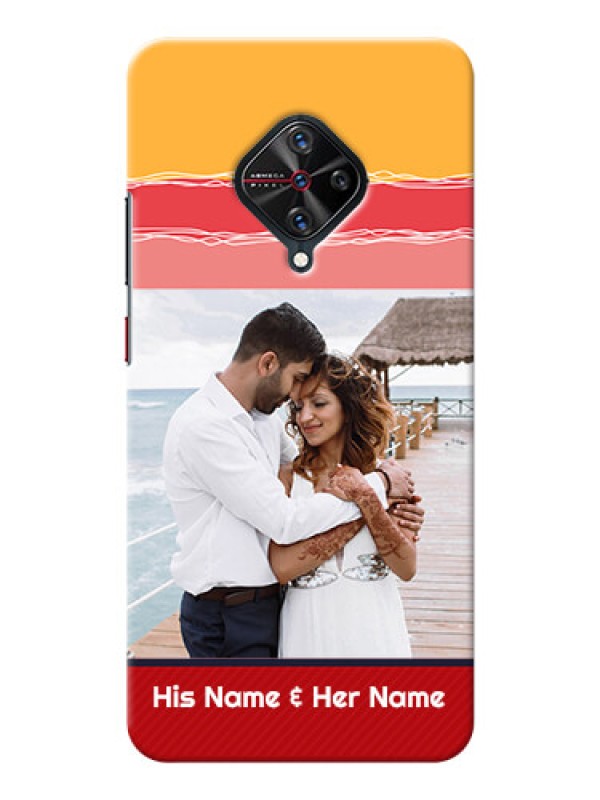 Custom Vivo S1 Pro custom mobile phone covers: Colorful Case Design