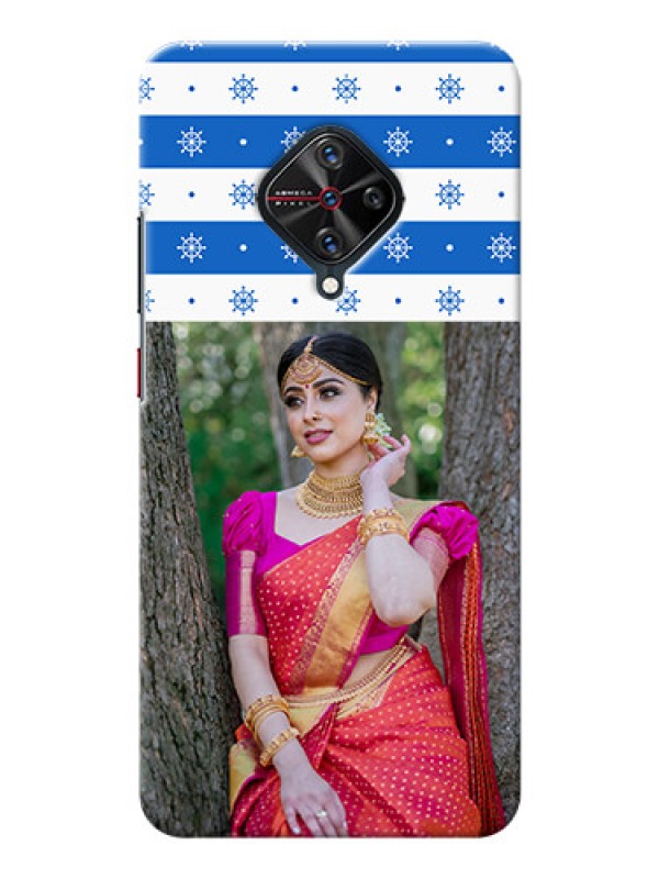 Custom Vivo S1 Pro custom mobile covers: Snow Pattern Design