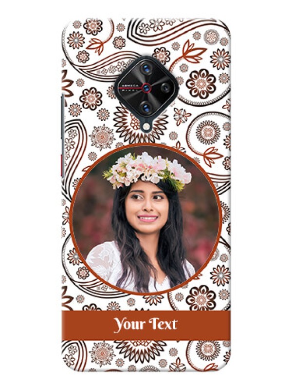 Custom Vivo S1 Pro phone cases online: Abstract Floral Design 