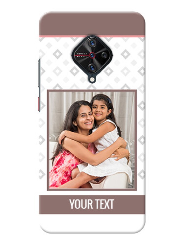 Custom Vivo S1 Pro custom back covers: Simple Diamond Design