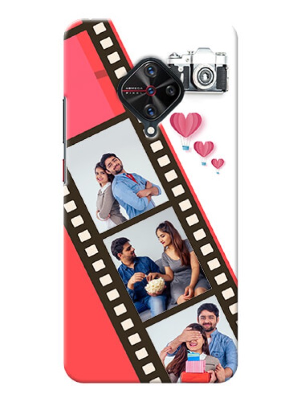 Custom Vivo S1 Pro custom phone covers: 3 Image Holder with Film Reel
