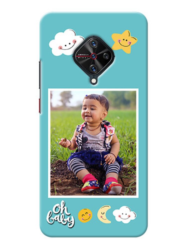 Custom Vivo S1 Pro Personalised Phone Cases: Smiley Kids Stars Design