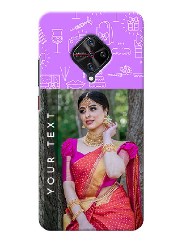 Custom Vivo S1 Pro Personalized Phone Cases: Birthday Icons Design