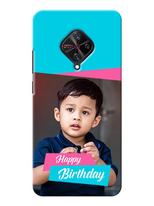 Custom Vivo S1 Pro Mobile Covers: Image Holder with 2 Color Design