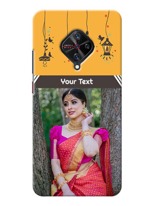 Custom Vivo S1 Pro custom back covers with Family Picture and Icons 