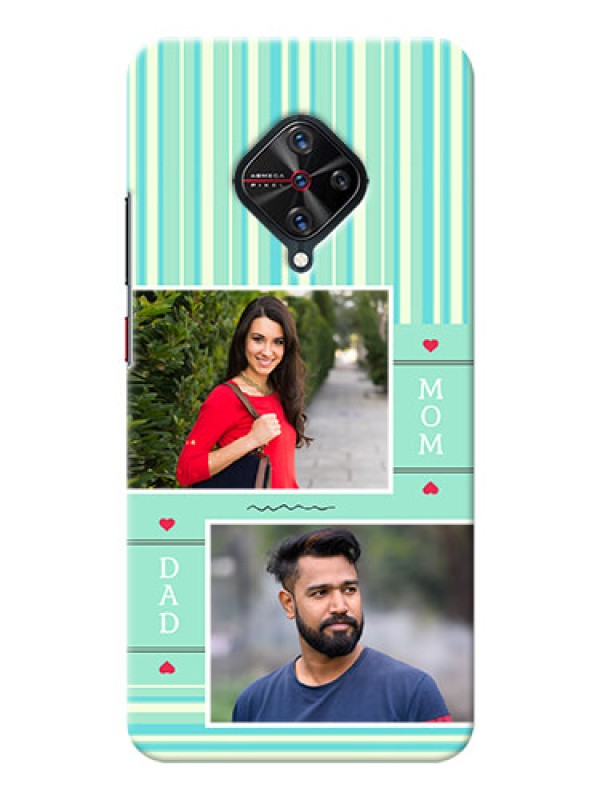 Custom Vivo S1 Pro custom mobile phone covers: Mom & Dad Pic Design