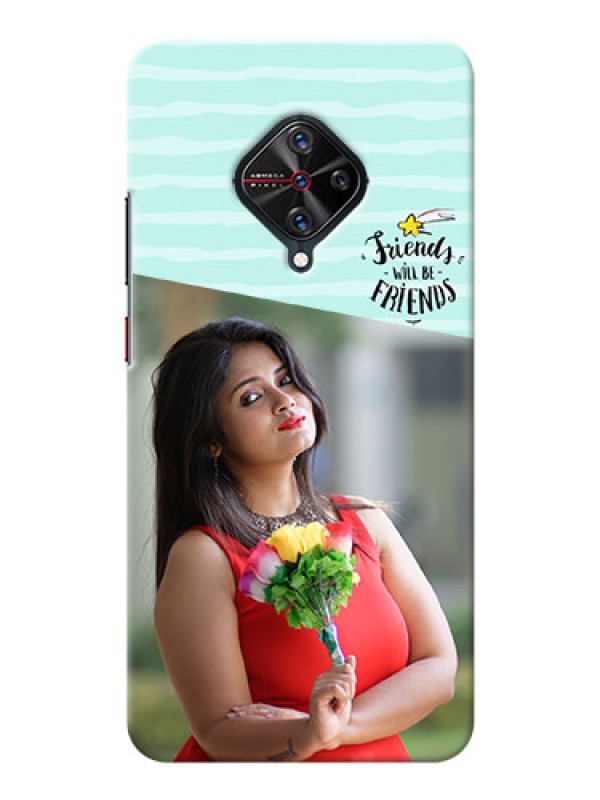 Custom Vivo S1 Pro Mobile Back Covers: Friends Picture Icon Design