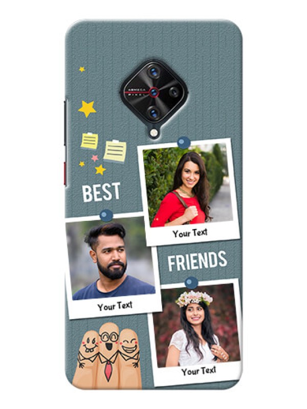 Custom Vivo S1 Pro Mobile Cases: Sticky Frames and Friendship Design