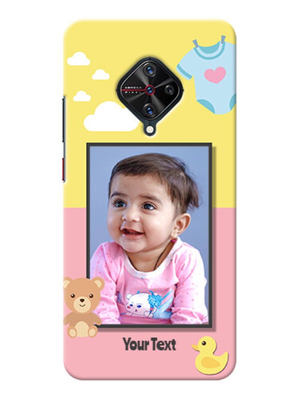 Custom Vivo S1 Pro Back Covers: Kids 2 Color Design