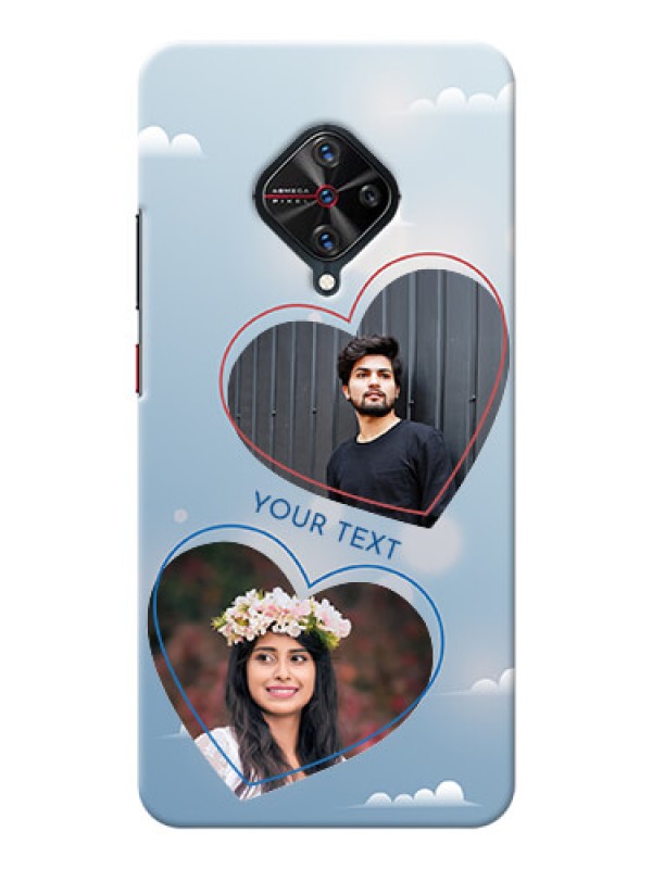 Custom Vivo S1 Pro Phone Cases: Blue Color Couple Design 