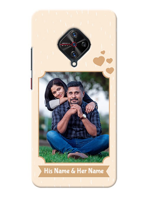 Custom Vivo S1 Pro mobile phone cases with confetti love design 