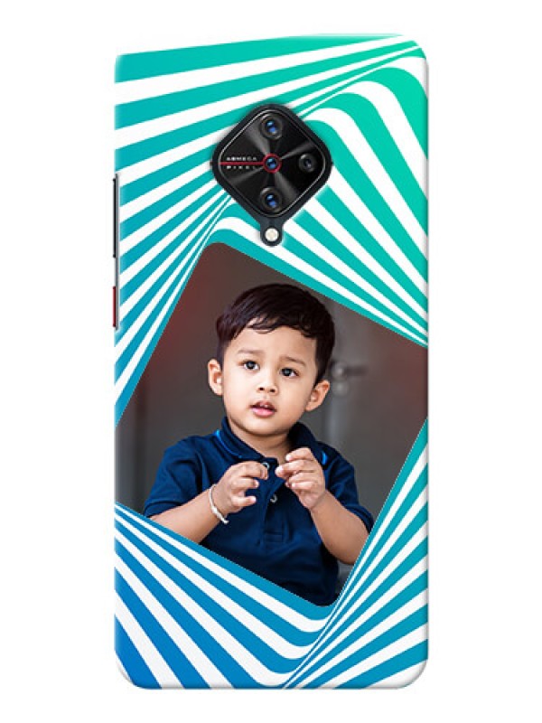 Custom Vivo S1 Pro Personalised Mobile Covers: Abstract Spiral Design