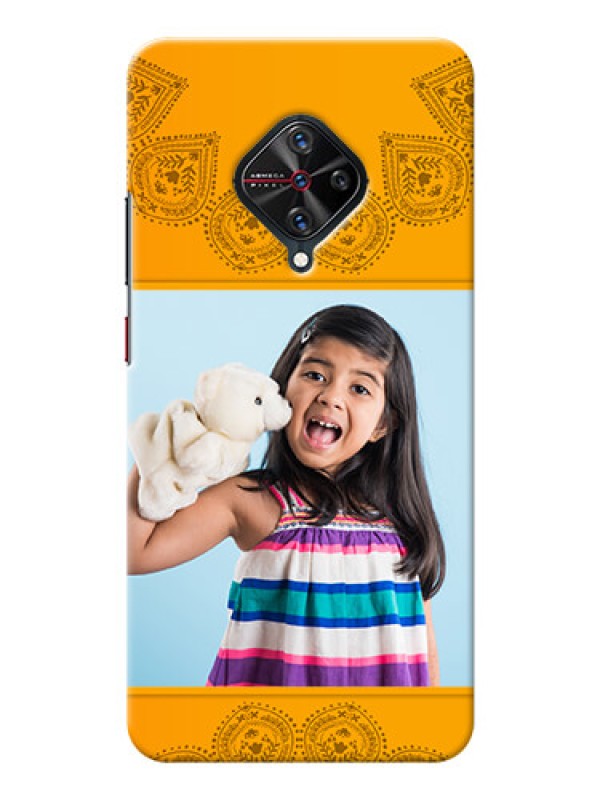 Custom Vivo S1 Pro custom mobile back covers: Photo Wedding Design 