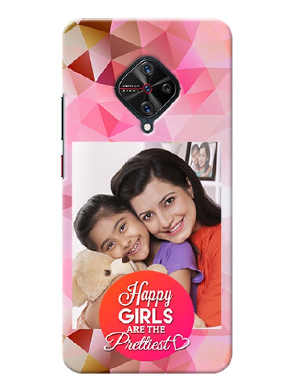 Custom Vivo S1 Pro Personalized Phone Covers: Abstract Triangle Design