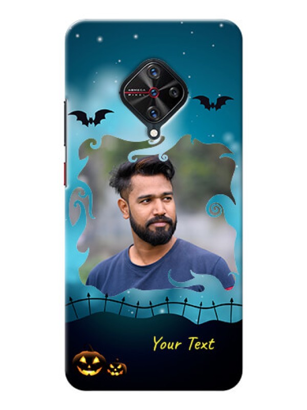 Custom Vivo S1 Pro Personalised Phone Cases: Halloween frame design